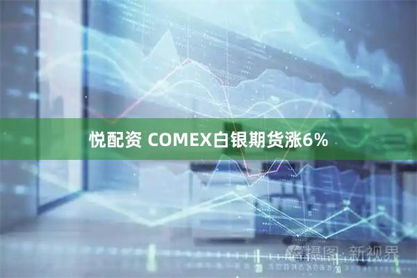 悦配资 COMEX白银期货涨6%