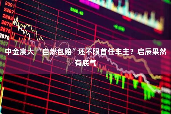 中金宸大 “自燃包赔”还不限首任车主？启辰果然有底气